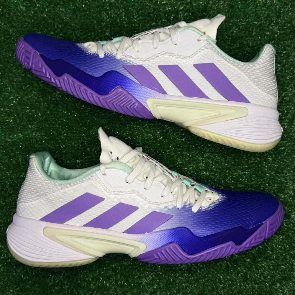 Adidas Barricade Tennis Shoes Women’s 9 Lucid Blue Violet Pulse Mint EUC